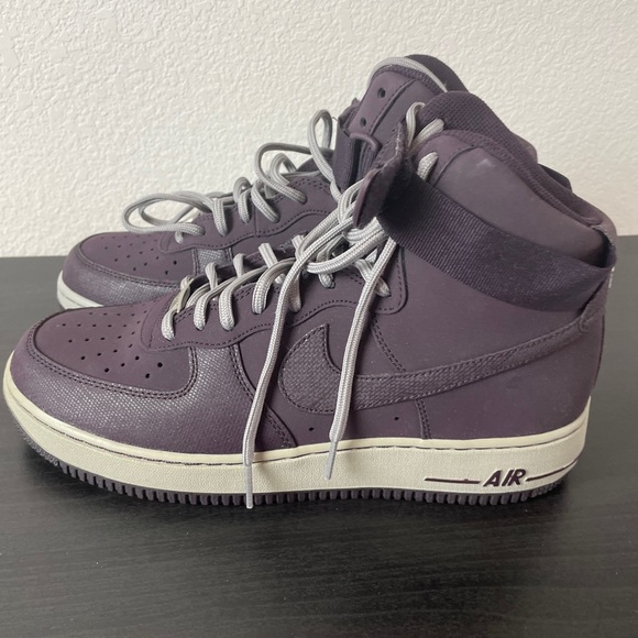 Nike Men’s Air Force 1 High 07 Port Wine Size 9 - Picture 5 of 11